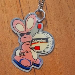 Energizer Bunny necklace